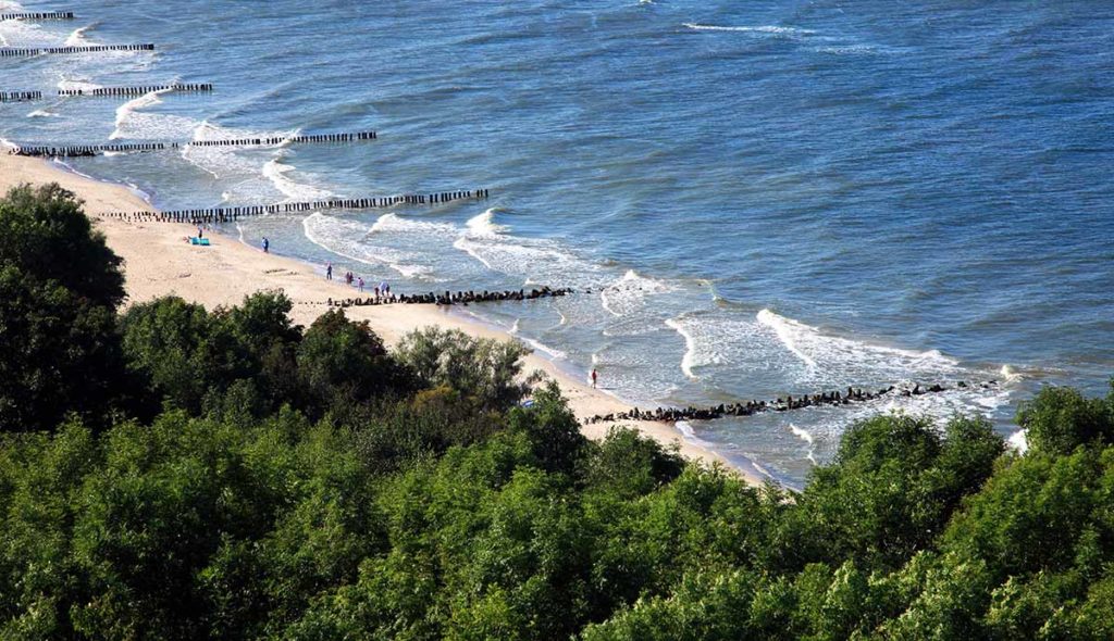 Mar Báltico en un día de verano.